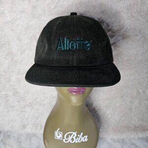 Vintage Aliette Black SnapBack Baseball Hat